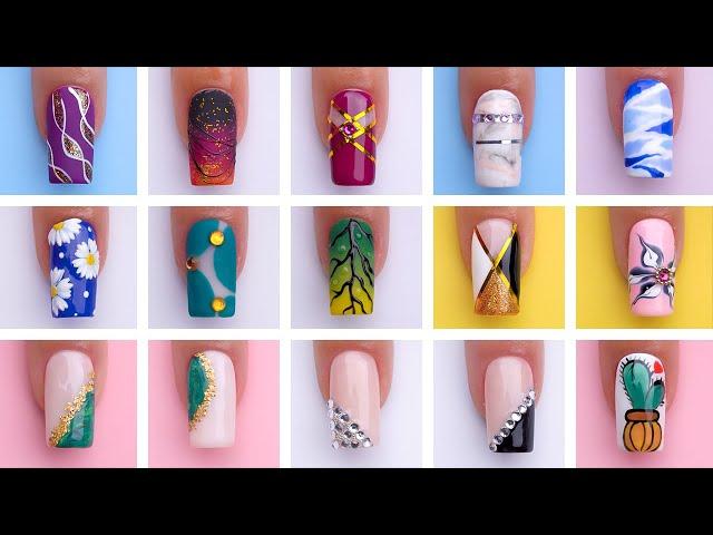 15+ Simple Nails Art Tutorial | New Nails Art Design | Olad Beauty