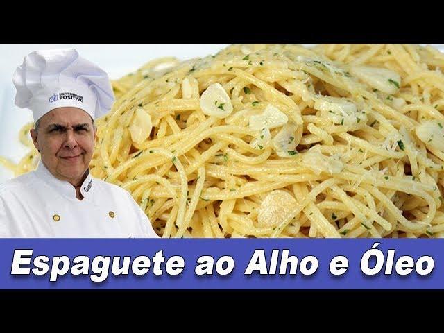 O melhor Espaguete ao Alho e Óleo - Chef Taico