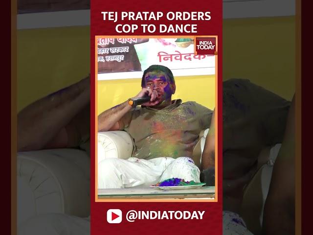 Thumka Lagao Or Get Suspended: Tej Pratap's Order To Cop On Holi Sparks Row