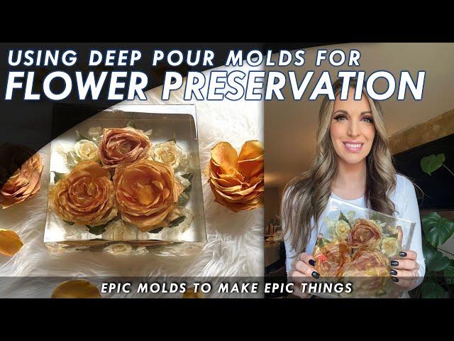 Using Deep Pour Silicone Molds For Flower Preservation - How To Encapsulate Flowers In Epoxy Resin