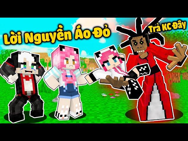 MỀU THỬ THÁCH HÓA GIẢI LỜI NGUYỀN CHO CHỊ PANDA TRONG MINECRAFT*REDHOOD BỊ DÍNH LỜI NGUYỀN YÊU TINH