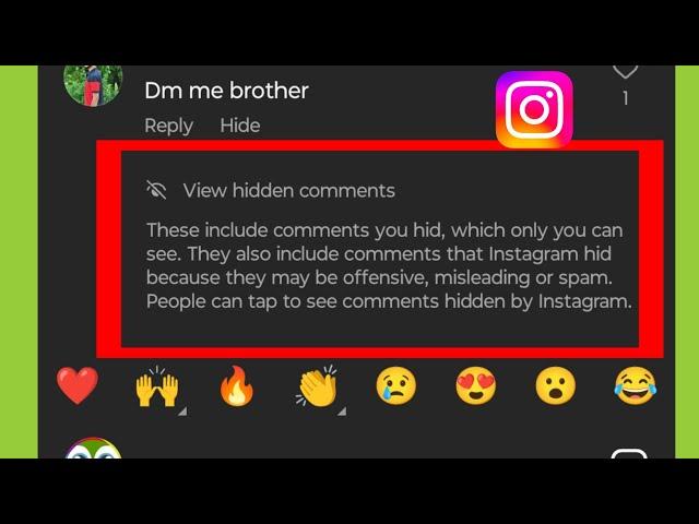 Instagram | What is View hidden comments