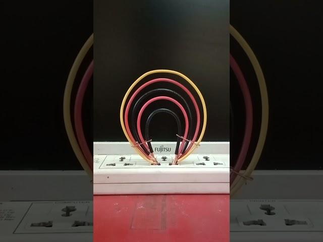 Electrical Experiment Connecting Phase & Neutral Wires  What Happens? DO NOT REPLICATE #electrical