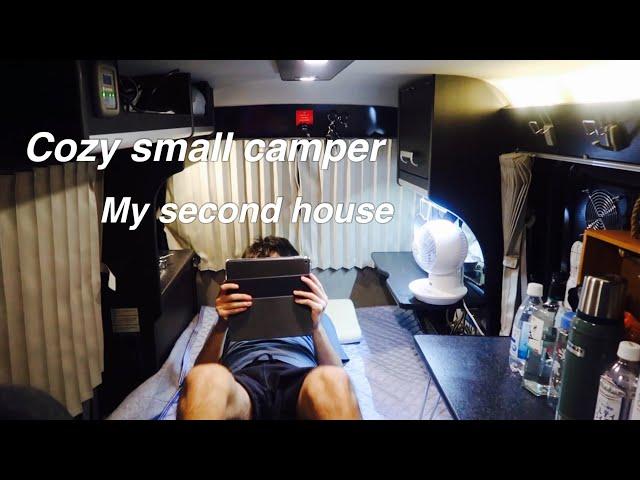 【SOLO Car camping】relaxing in cozy small camper