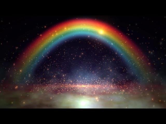 8K Rainbow Space Nebula   Moving Background   AA VFX