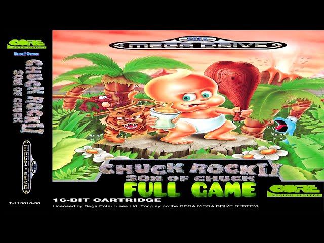 Chuck Rock II: Son of Chuck [SEGA GENESIS/MEGA DRIVE] Gameplay Walkthrough FULL GAME [4K60ᶠᵖˢ]