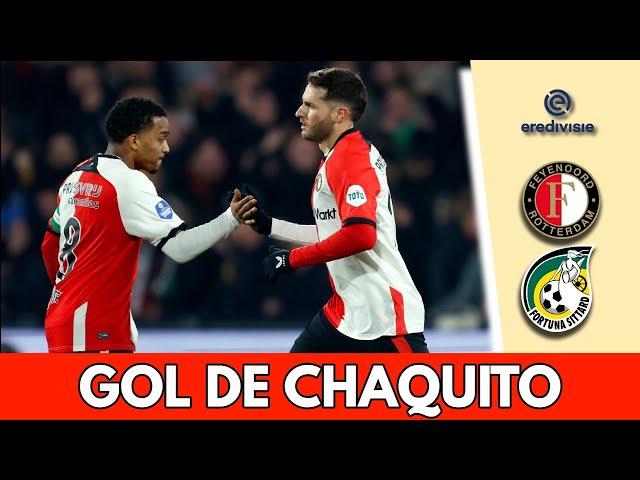 MEGA GOLAZO de SANTIAGO GIMÉNEZ le da el empate 1-1 a FEYENOORD ante FORTUNA | Eredivisie