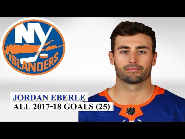 Jordan Eberle (#7) All 25 Goals of the 2017-18 NHL Season