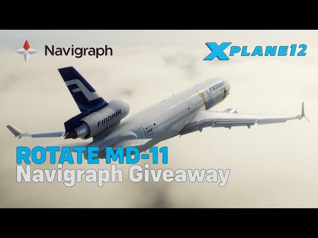 Rotate MD-11 (Passenger) | FREE Navigraph Subscription | X-Plane 12