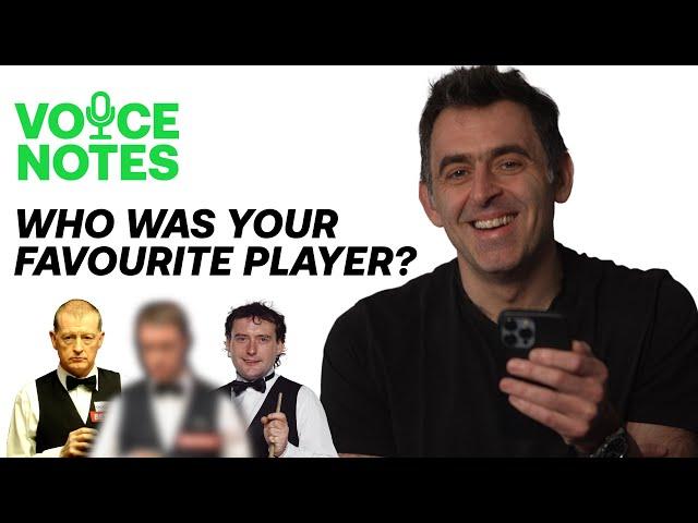 Ronnie Settles 147 v 9-Dart Debate & Reveals His Favourite Players | Voice Notes | Eurosport Snooker