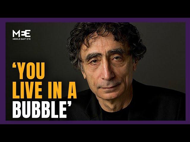 'You live in a bubble': Gabor Maté answers question from Israeli audience member