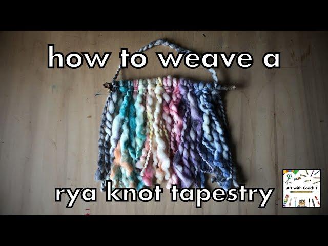 How to Make an Easy Weaving Step by Step | Art for Kids