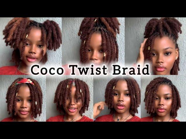 OMG‼️ COCO TWIST BRAID | NEW HAIRSTYLES FOR BLACK WOMEN  | #hairstyles #braids