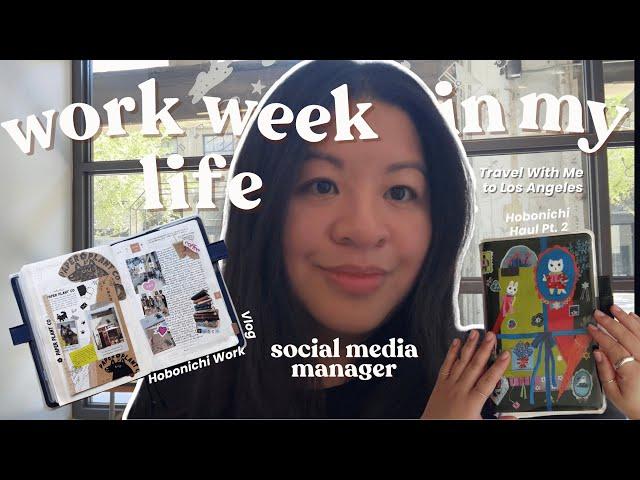 Hobonichi in LA & Haul Pt. 2 | Travel With Me For Work as a Social Media Manager