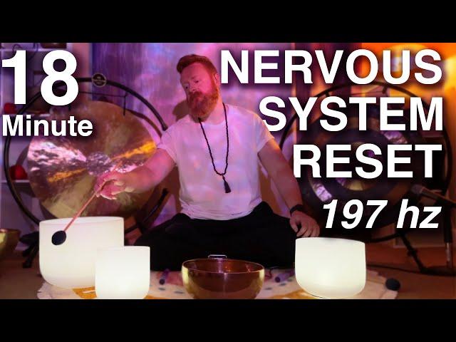 Sound Bath to Slow Down the Mind and Release Anxiety | Nervous System Healing Music