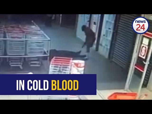 WATCH: Shoprite security guard shot point-blank during store robbery