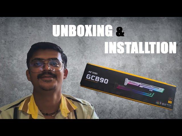 Unboxing And Installation Ant Esports GCB90 ARGB GPU Anti Sag Holder || Bracket|| Gpu Stand