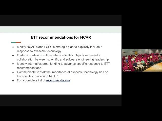 Leveraging exascale technology to advance NCAR science within MMM - John Dennis - NCAR/CISL