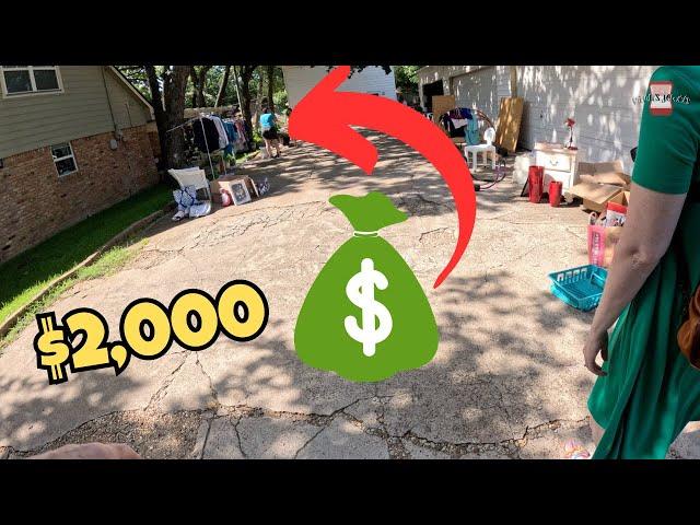 $2,000 Score At This Garage Sale | Reselling On eBay, Mercari, Poshmark and Etsy