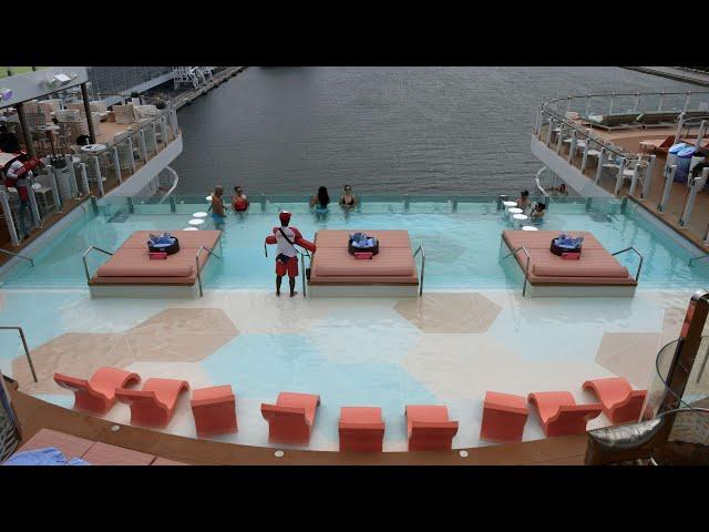 Royal Caribbean Icon of the Seas - The Hideaway - Adults Only!  And the Suspended Infinity Pool