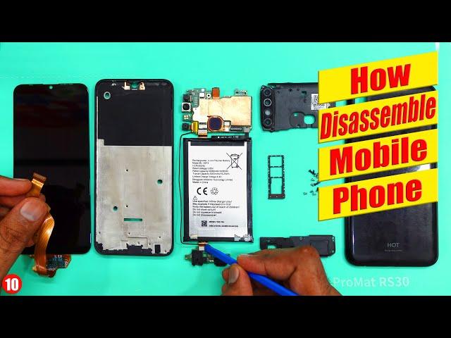 How to disassemble open Samsung Vivo Oppo or any Android Smartphone | Mobile Disassembly Tutorial#10