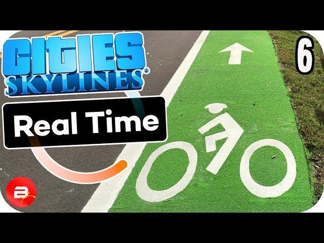 Cities Skylines - Bicycle Paths Across the City! #6 Cities Skylines Mods