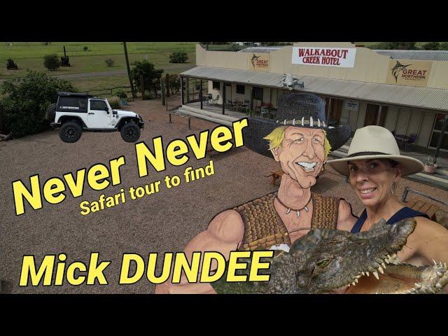 CROCODILE DUNDEE Aussie Icon / Walkabout Creek Hotel / McKinlay Queensland Australia