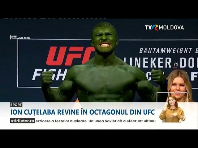 Luptătorul Ion Cuțelaba revine în octagonul din UFC