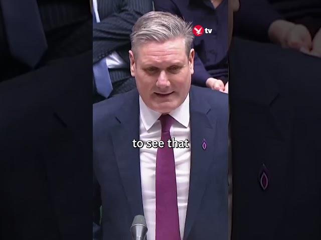 Starmer accuses Tory MPs of 'sl*****g off' Sunak behind his back ️ #politics #shorts