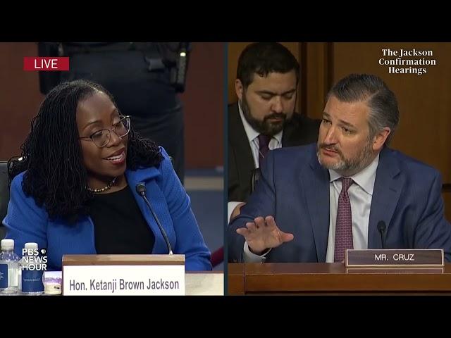 WATCH: Sen. Ted Cruz questions Jackson on affirmative action case, gender definitions