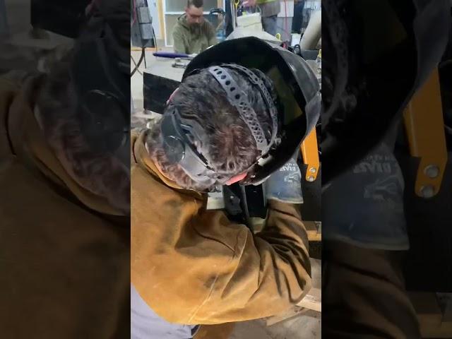 Fixing a few things that were wrong with this woods lawnmower. #HandsomeOrHandy #Welding