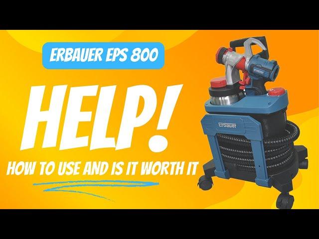 Erbauer eps800 paint sprayer (Screwfix) #diy #painting #spraypaint #handyman #painter