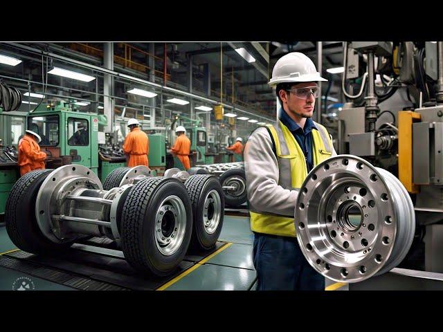 WHEEL HUB Manufacturing Process in Heavy Duty TRUCK Factory | Wheel HUB Production Process