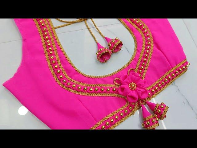 New Model Designer Blouse | Saree Blouse Design Cutting And Stitching |