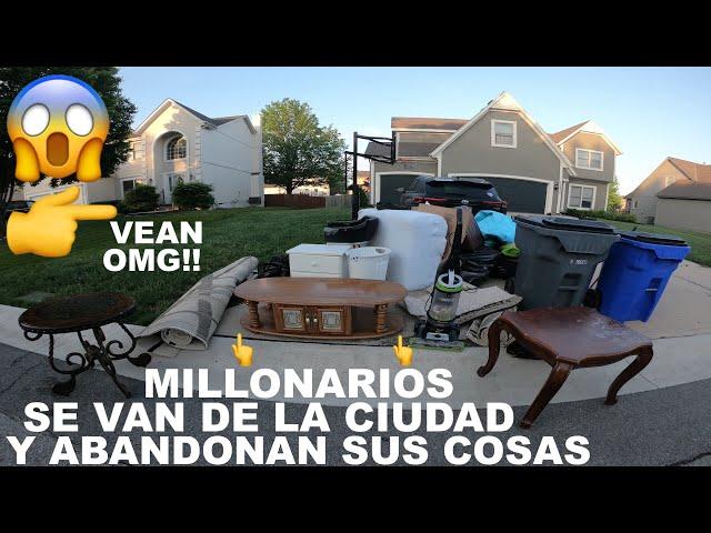 BOTARON TODO A LA calle / LO QUE TIRAN EN USA LOS MILLONARIOS / VENTA DE GARAGE EN USA / YARD SALE