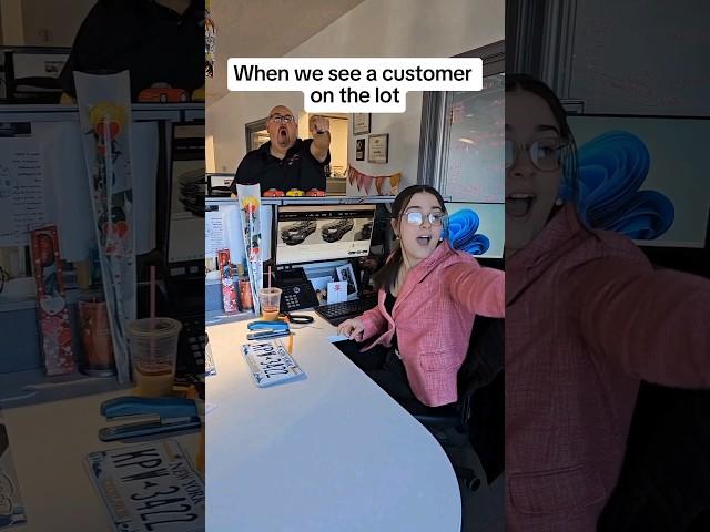 Our sales team is always eager to help our customers... too eager #helpisontheway #fyp #dealership