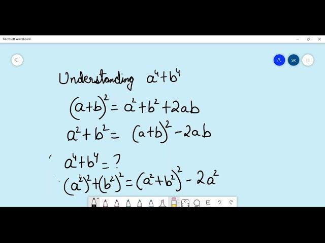 Understanding a4+b4