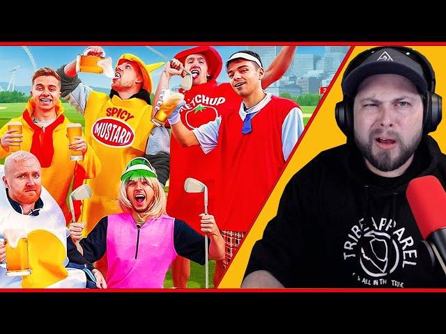 Reacting To TheBurntChip YouTuber Pub Golf! (GONE WRONG)