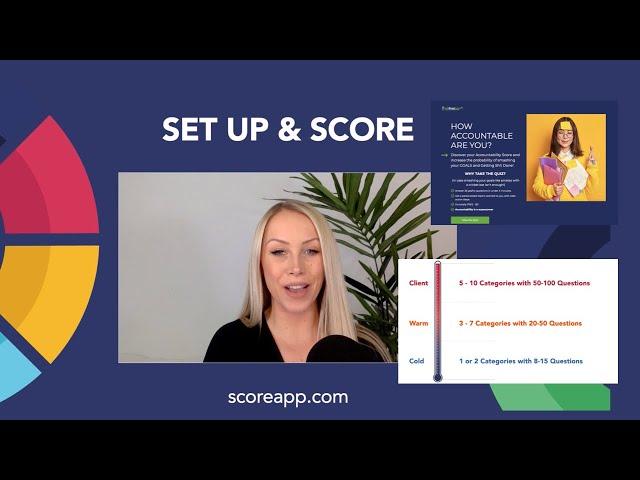 Here's how you Setup & Score with your quiz marketing platform: ScoreApp