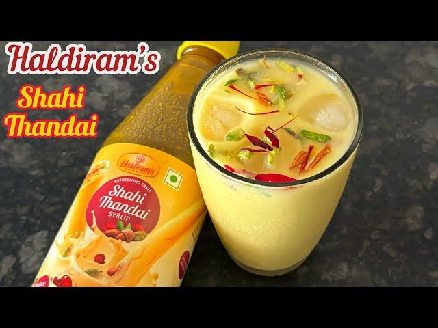 Haldiram’s Shahi Thandai Syrup Recipe | How to make Thandai with Haldiram’s Shahi Thandai Syrup ?