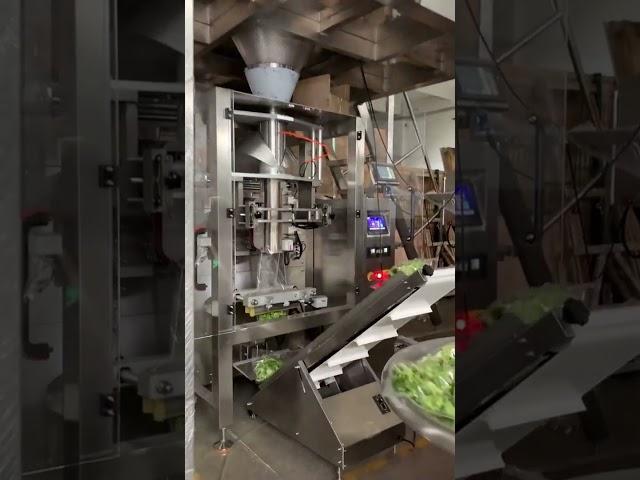 Salad Vegetables Packing Machine Automatic  Package Machine with Weighing