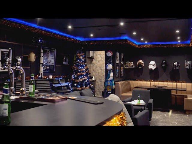 Dad Creates Amazing UNDERGROUND BUNKER BAR!