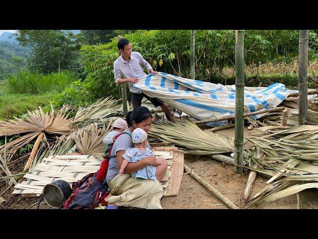 The highland mother and child's tent was destroyed by her husband
