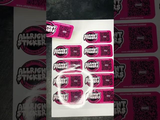 ALLRIGHT STICKERS - Pegatinas código QR