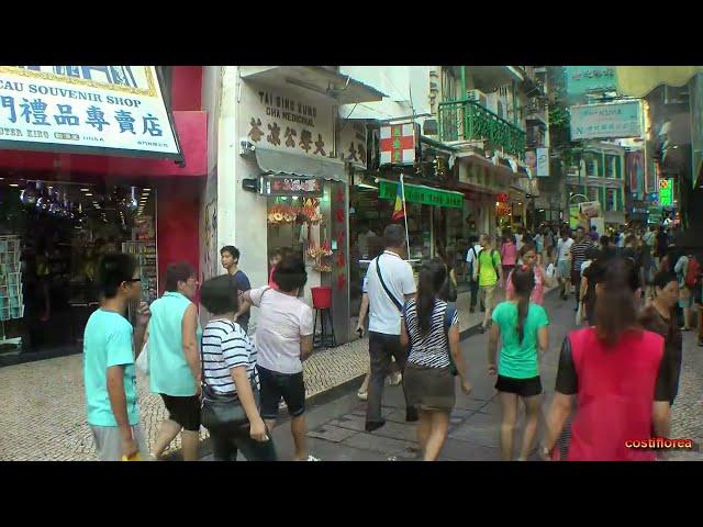 Macau,Senado Square walking tour - Trip to China part 68 - Full HD travel video