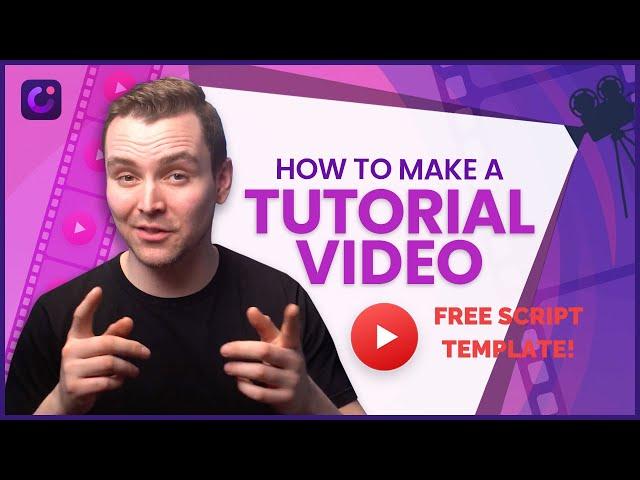 How to Make a TUTORIAL Video in Minutes(FREE Template!)