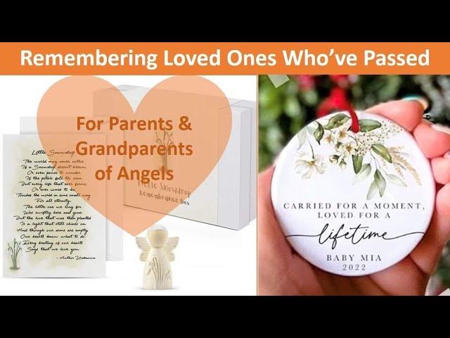 Etsy Remembrance Angel & Ornament Review. Remembering Loved Ones #etsy #angelbaby #ornaments