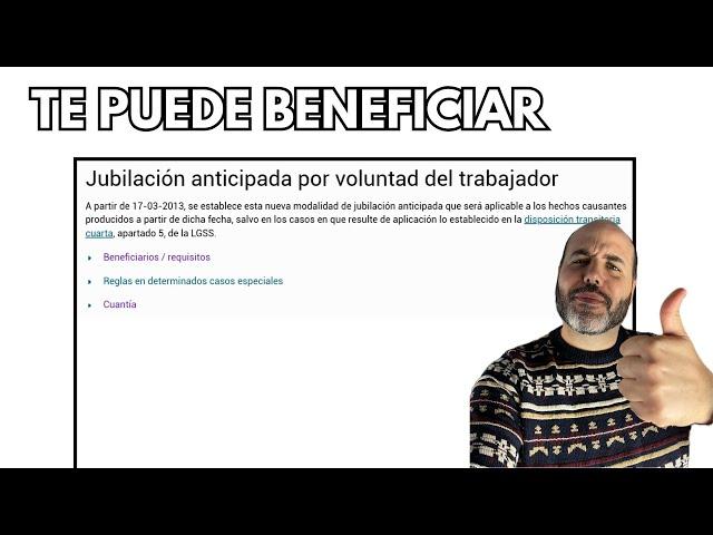 Jubilación ANTICIPADA VOLUNTARIA | Si estas TRABAJANDA hazlo así para COBRAR MÁS