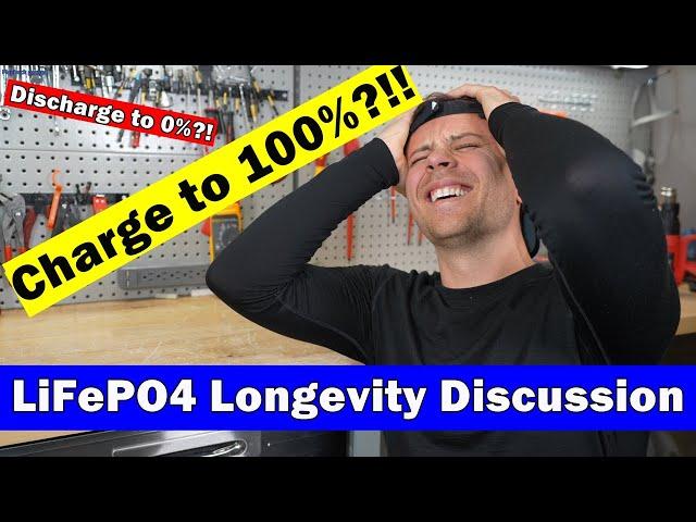 LiFePO4 Longevity Discussion! Why Charge to 100%?! For Solar??