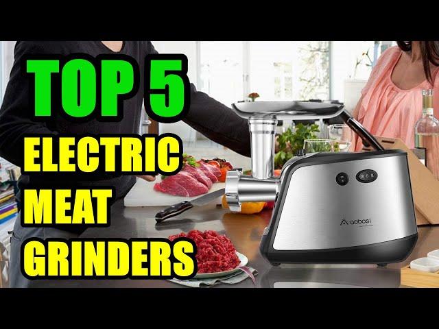 TOP 5: Best Electric Meat Grinders 2021 | with 3 Grinding Plates, 2 Blades, Sausage Kubbe Kit Sets